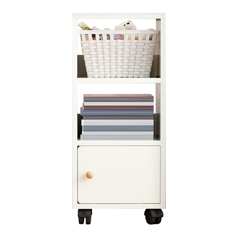 Scandinavian 13.38" Wide Bookcase Wood Removable Standard Bookshelf