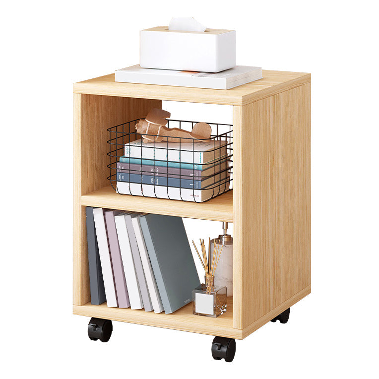 Scandinavian 13.38" Wide Bookcase Wood Removable Standard Bookshelf