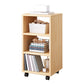 Scandinavian 13.38" Wide Bookcase Wood Removable Standard Bookshelf