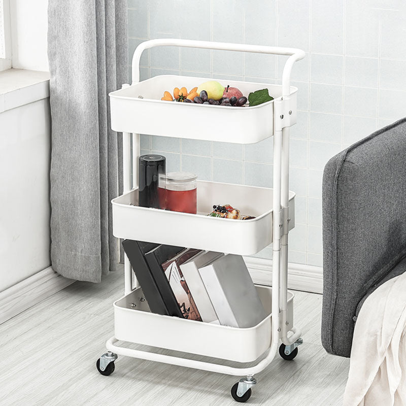 Plastic Bookshelf, 3 Tiers Contemporary Bookcase for Home Office