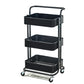 Plastic Bookshelf, 3 Tiers Contemporary Bookcase for Home Office