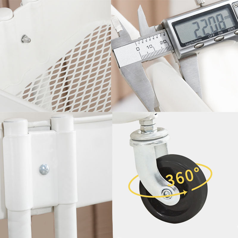 Plastic Bookshelf, 3 Tiers Contemporary Bookcase for Home Office