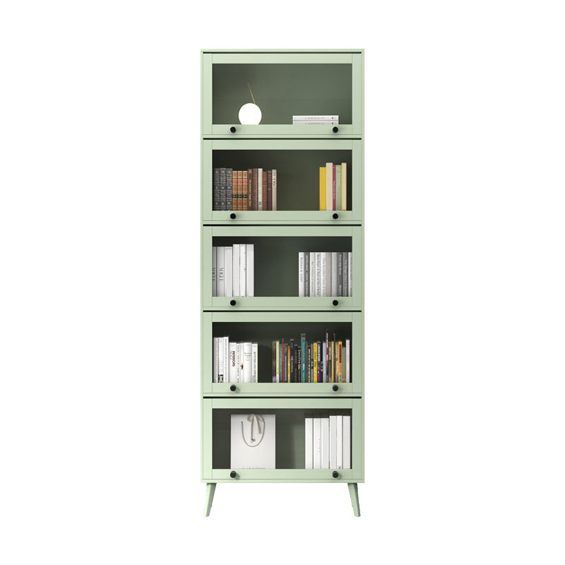 Geschlossenes Metall Bücherregal Nordic Minimalist Home Wohnzimmer Schlafzimmer Bücherregal