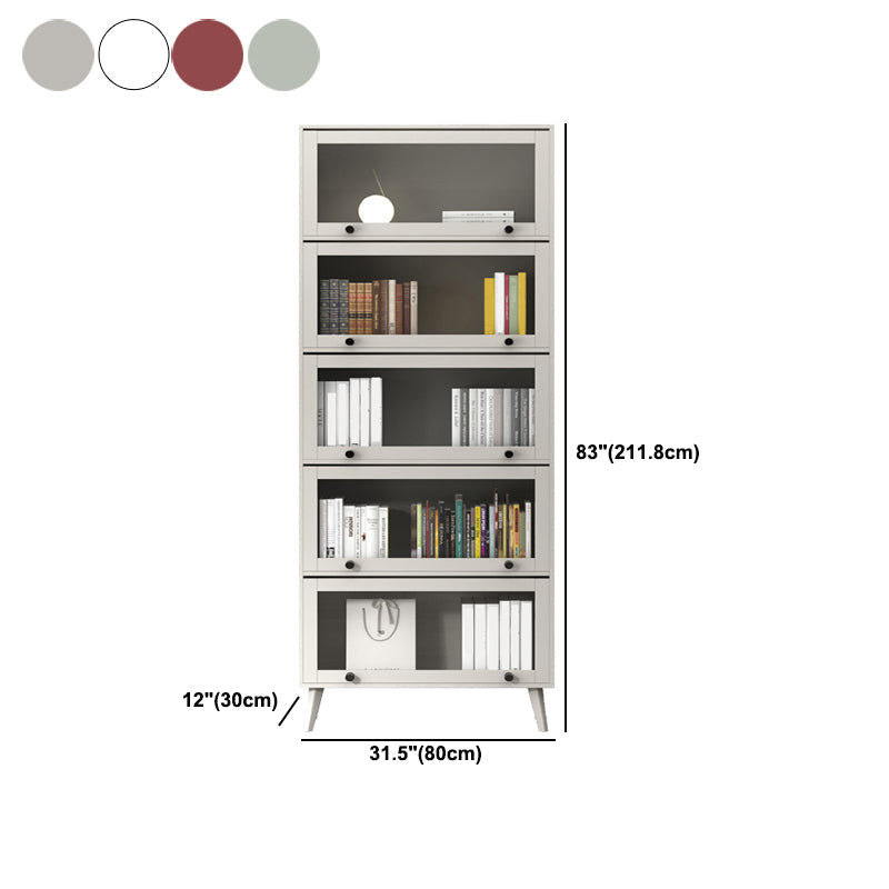 Geschlossenes Metall Bücherregal Nordic Minimalist Home Wohnzimmer Schlafzimmer Bücherregal