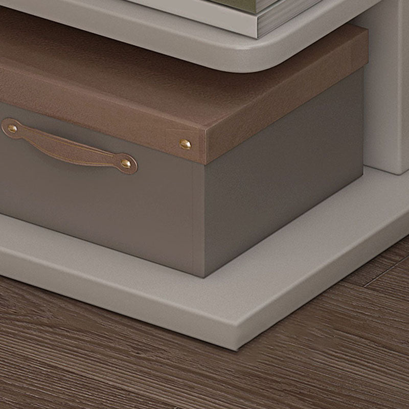 Modern 13.77" Wide Etagere Book Shelf Manufactured Wood Bookcase