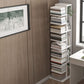 Modern 13.77" Wide Etagere Book Shelf Manufactured Wood Bookcase