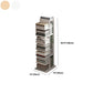 Modern 13.77" Wide Etagere Book Shelf Manufactured Wood Bookcase