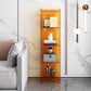 Closed Back Bookshelf Nordic Rectangle Acrylic Storage Bookcase