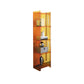 Closed Back Bookshelf Nordic Rectangle Acrylic Storage Bookcase