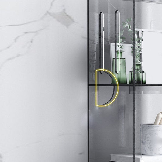 Closed Back Bookshelf Nordic Rectangle Acrylic Storage Bookcase