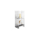Closed Back Bookshelf Nordic Rectangle Acrylic Storage Bookcase