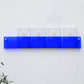 Acrylic Wall Mounted Bookshelf Nordic Rectangle Home Office Storage Bookcase 39"L x 2"W x 6"H Blue Clearhalo 'Bookcases' 'furn' 'furn_bookcases' 'Furniture' 'Office Furniture' 5574217