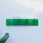Acrylic Wall Mounted Bookshelf Nordic Rectangle Home Office Storage Bookcase 23.6"L x 2"W x 6"H Green Clearhalo 'Bookcases' 'furn' 'furn_bookcases' 'Furniture' 'Office Furniture' 5574226