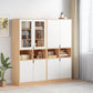 Closed Wooden Bookcase Modern Home Living Room Bedroom Standard Bookshelf Clearhalo 'Bookcases' 'furn' 'furn_bookcases' 'Furniture' 'Office Furniture' 5574254
