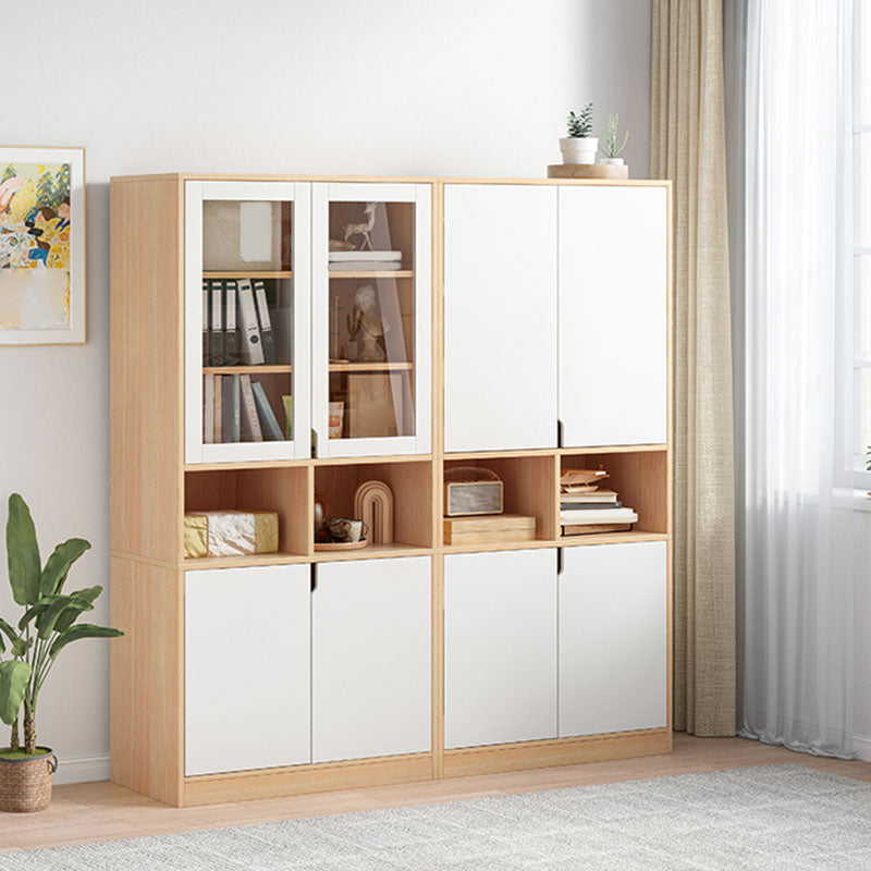 Closed Wooden Bookcase Modern Home Living Room Bedroom Standard Bookshelf Clearhalo 'Bookcases' 'furn' 'furn_bookcases' 'Furniture' 'Office Furniture' 5574254