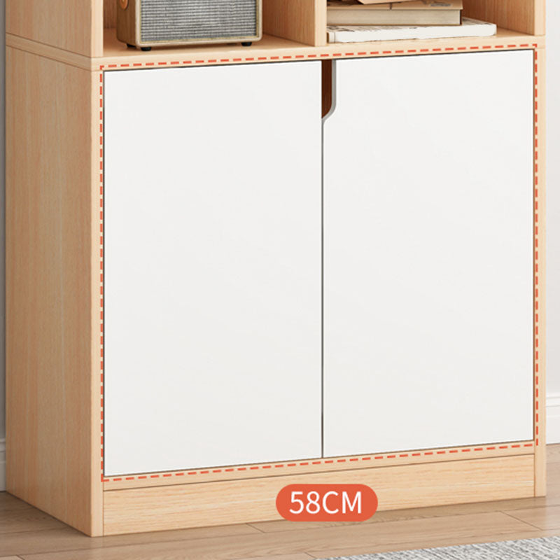 Closed Wooden Bookcase Modern Home Living Room Bedroom Standard Bookshelf Clearhalo 'Bookcases' 'furn' 'furn_bookcases' 'Furniture' 'Office Furniture' 5574257