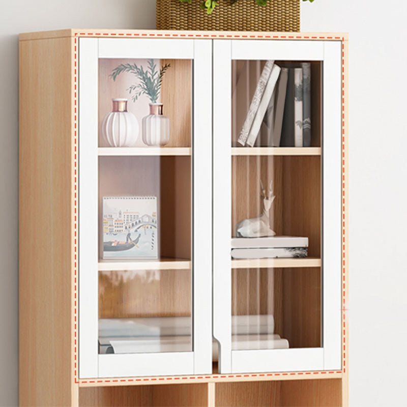 Closed Wooden Bookcase Modern Home Living Room Bedroom Standard Bookshelf Clearhalo 'Bookcases' 'furn' 'furn_bookcases' 'Furniture' 'Office Furniture' 5574261