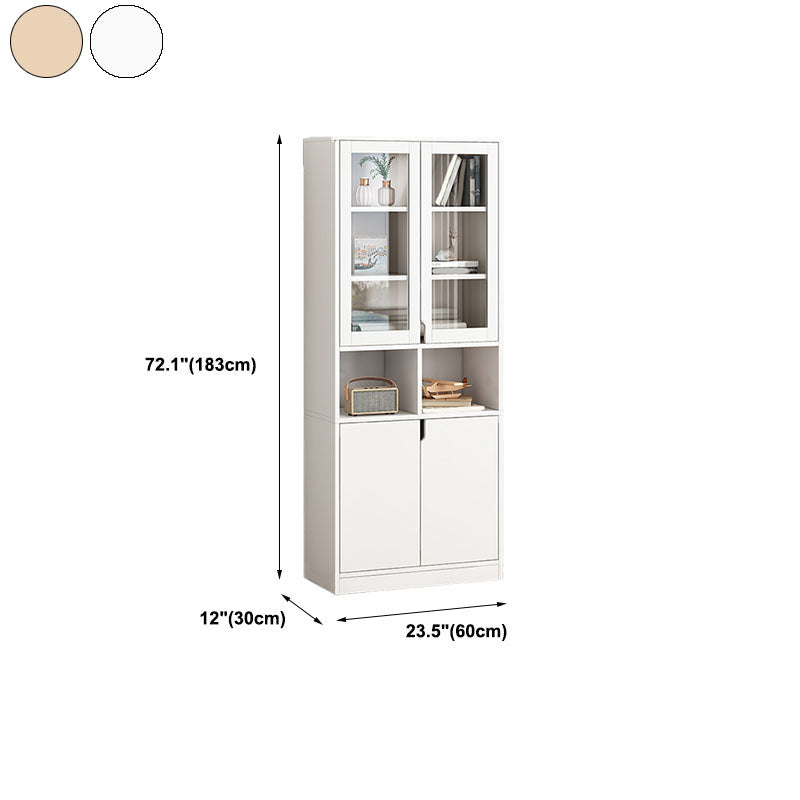 Closed Wooden Bookcase Modern Home Living Room Bedroom Standard Bookshelf Clearhalo 'Bookcases' 'furn' 'furn_bookcases' 'Furniture' 'Office Furniture' 5574266