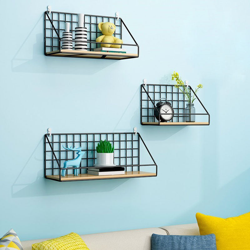 Modern Metal Bookcase, Geometric Bookshelf for Any Room, 6.5" W Clearhalo 'Bookcases' 'furn' 'furn_bookcases' 'Furniture' 'Office Furniture' 5574269