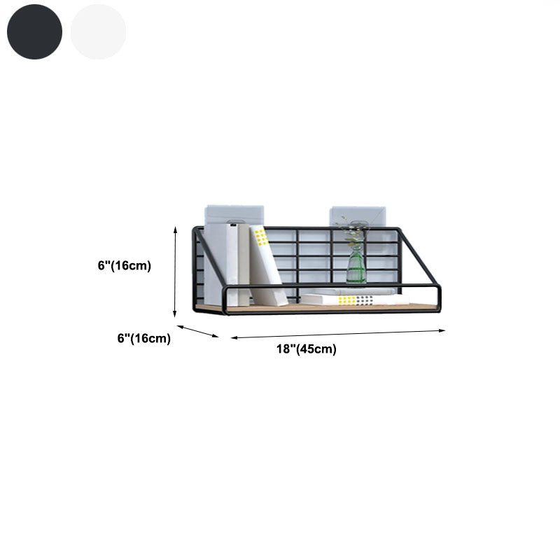 Modern Metal Bookcase, Geometric Bookshelf for Any Room, 6.5" W Clearhalo 'Bookcases' 'furn' 'furn_bookcases' 'Furniture' 'Office Furniture' 5574291