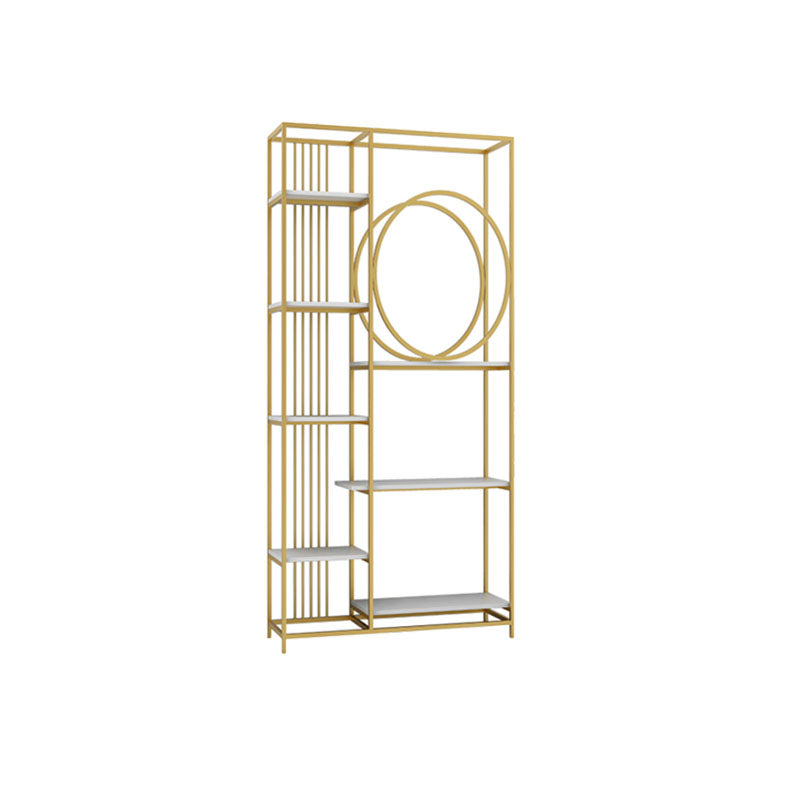 Geschlossenes Back Metal Bücherregal Skandinavisches Bücherregal mit Lagerregalen