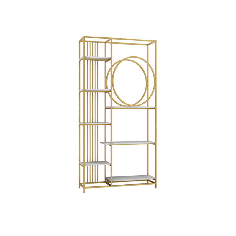 Geschlossenes Back Metal Bücherregal Skandinavisches Bücherregal mit Lagerregalen