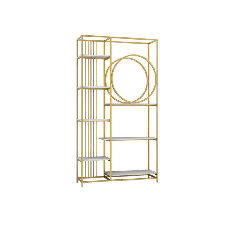 Geschlossenes Back Metal Bücherregal Skandinavisches Bücherregal mit Lagerregalen