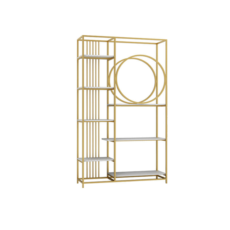 Geschlossenes Back Metal Bücherregal Skandinavisches Bücherregal mit Lagerregalen