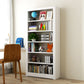 Rectangle Etagere Bookshelf Modern Metal Open Bookcase with Shelves