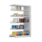 Rectangle Etagere Bookshelf Modern Metal Open Bookcase with Shelves