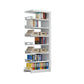 Rectangle Etagere Bookshelf Modern Metal Open Bookcase with Shelves