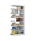 Rectangle Etagere Bookshelf Modern Metal Open Bookcase with Shelves