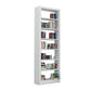 Rectangle Etagere Bookshelf Modern Metal Open Bookcase with Shelves