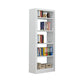 Rectangle Etagere Bookshelf Modern Metal Open Bookcase with Shelves