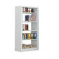 Rectangle Etagere Bookshelf Modern Metal Open Bookcase with Shelves