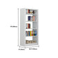 Rectangle Etagere Bookshelf Modern Metal Open Bookcase with Shelves