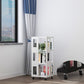 Open Back Bookshelf Modern Metal Geometric Rotatable Bookcase
