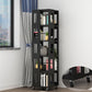 Open Back Bookshelf Modern Metal Geometric Rotatable Bookcase
