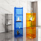 Rectangle Acrylic Standard Bookshelf Scandinavian Closed Back Bookcase