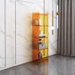 Rectangle Acrylic Standard Bookshelf Scandinavian Closed Back Bookcase