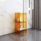 Rectangle Acrylic Standard Bookshelf Scandinavian Closed Back Bookcase