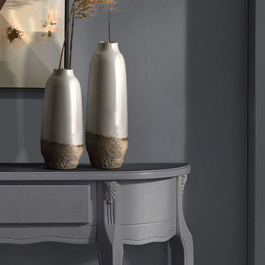 Tavolo della console moderna della metà del secolo con 1 cassetto e 4 gambe in legno