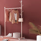 Modern Coat Rack Metal Free Standing Storage Shelves Entryway Kit