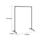 Mid-Century Modern Coat Hanger Free Standing Metal Entryway Kit