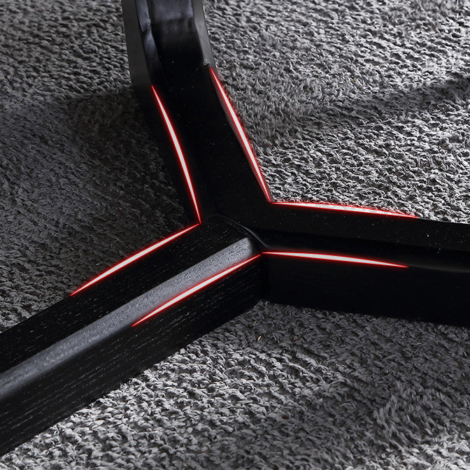 Table à manger rectangle Table à manger en pierre pénible avec base de chevalet