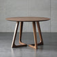 Pine Solid Wood Dining Table Round Wood Dining Table for Kitchen