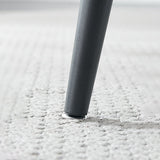 Industrial Rectangle Stone Table Standard Height Kitchen Room Table with 4 Legs