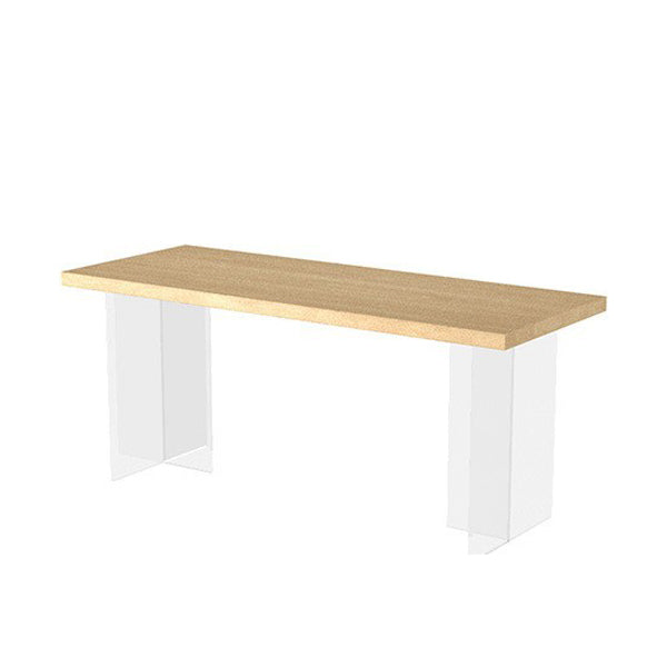 Massivholz Doppelpodesttisch Rechteck moderner Esszimmer Küchentisch