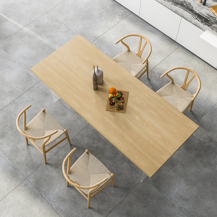 Massivholz Doppelpodesttisch Rechteck moderner Esszimmer Küchentisch