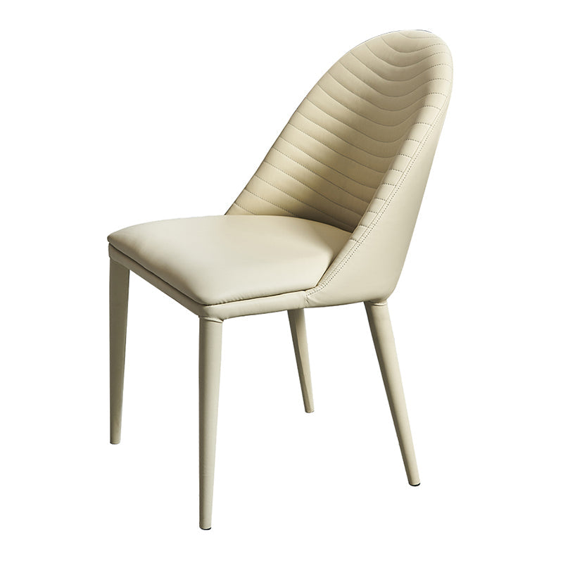 Contemporary Armless Dining Chairs Upholstered Dining Side Chair